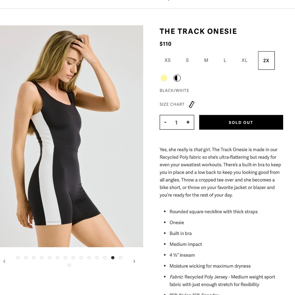 Year of ours track onesie - Picture 2 of 2